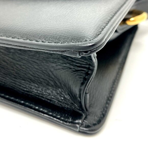 GUCCI Black GG Marmont Shoulder Bag - Picture 3 of 13